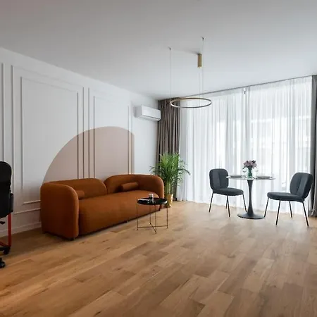 Orange Luxury King Bed Apartment, Bussiness, Leisure In One Cotroceni Appartamento